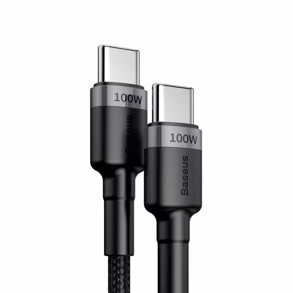 کابل دو سرتایپ سی 100وات باسئوس Baseus CATKLF-ALG1 Type-C For Type-C Cable