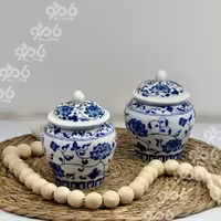 بانکه سرامیکی جینجر قلم آبیstr167