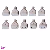 دو شاخه مادگی فراز الکتریک کد White بسته 10 عددی