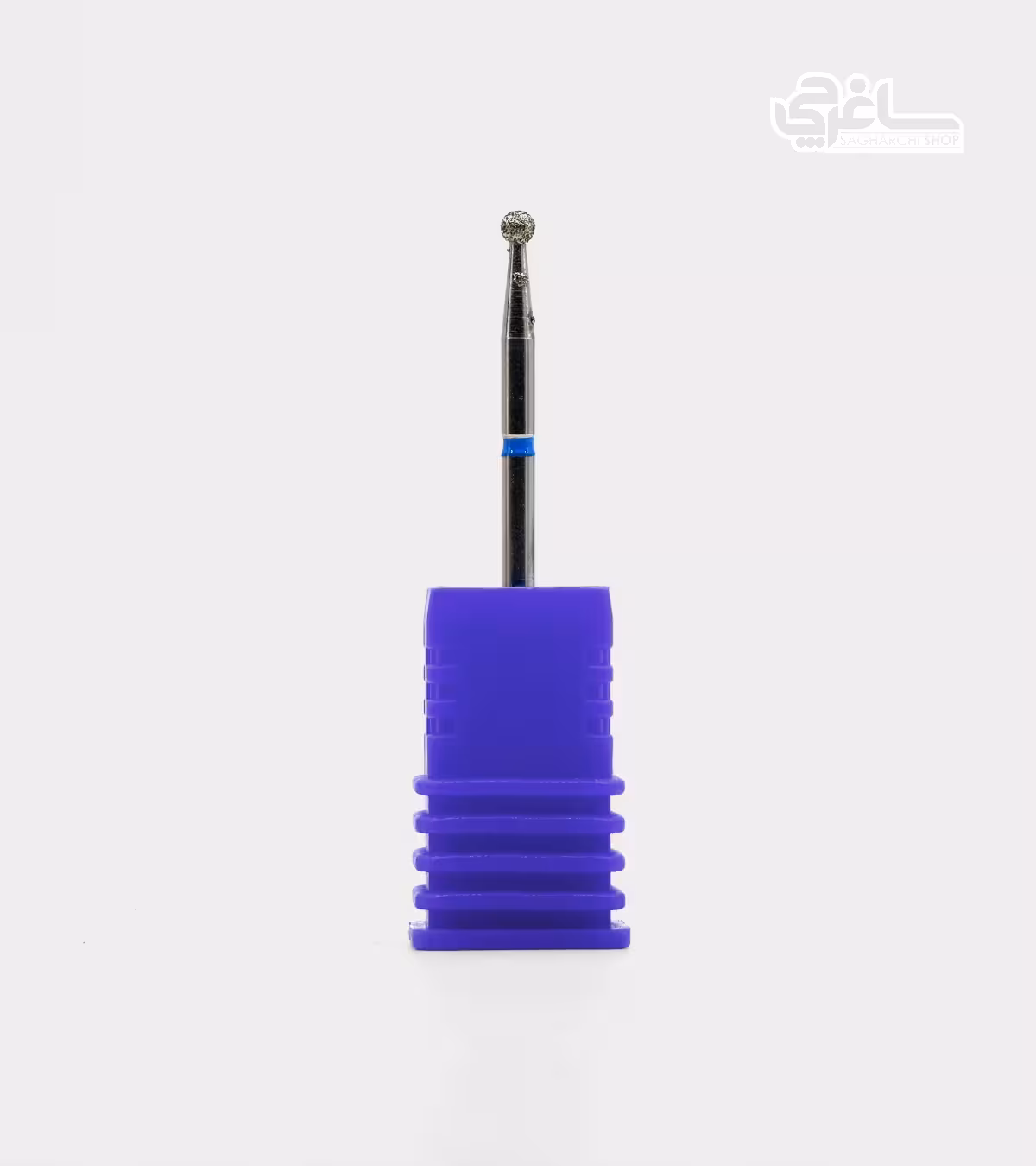 سر سوهان شنی مانیکور ناخن نوار آبی توپی (کد 20)