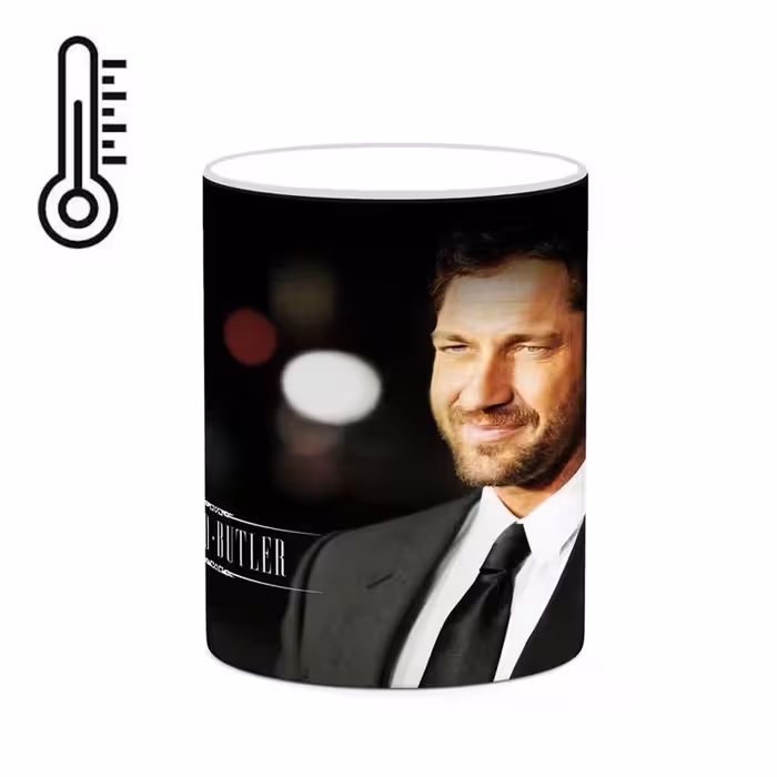 ماگ حرارتی چیتوکالا طرح جرارد باتلر Gerard Butler مدل mgh26021