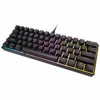کیبورد گیمینگ کورسیر مدل Corsair K65 RGB MINI MX Red   گارانتی اصلی