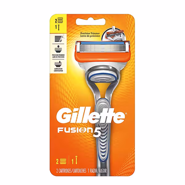 دسته خودتراش فیوژن 2 یدک ژیلت