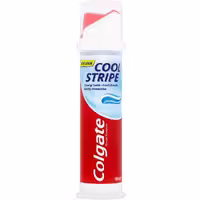 خمیر دندان پمپی کولگیت سفید کننده روزانه مدل Colgate COOL STRIPE حجم 100 میل | خوشبو و خنک کننده و ضد پوسیدگی