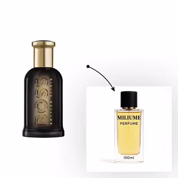 اسانس عطر Hugo Boss Bottled Elixir برند kpf - کد 2768 - هوگو بوس باتلد الکسیر 100ML - میلیوم پرفیوم