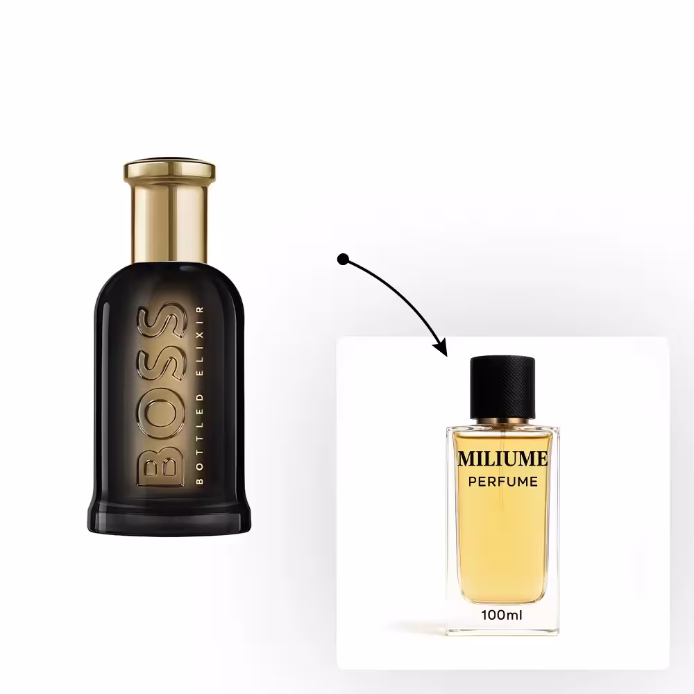 اسانس عطر Hugo Boss Bottled Elixir برند kpf - کد 2768 - هوگو بوس باتلد الکسیر 100ML - میلیوم پرفیوم