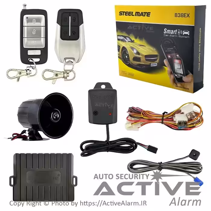 قیمت دزدگیر ساده هوشمند استیل‌میت مدل 838EX بلوتوثی