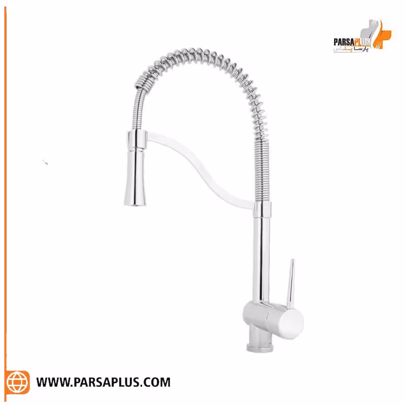 شیر آشپزخانه دوان مدل راین کروم