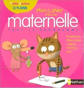 کتاب زبان فرانسه مهد کودک mon cahier d’ecole maternelle petit section 3 /4