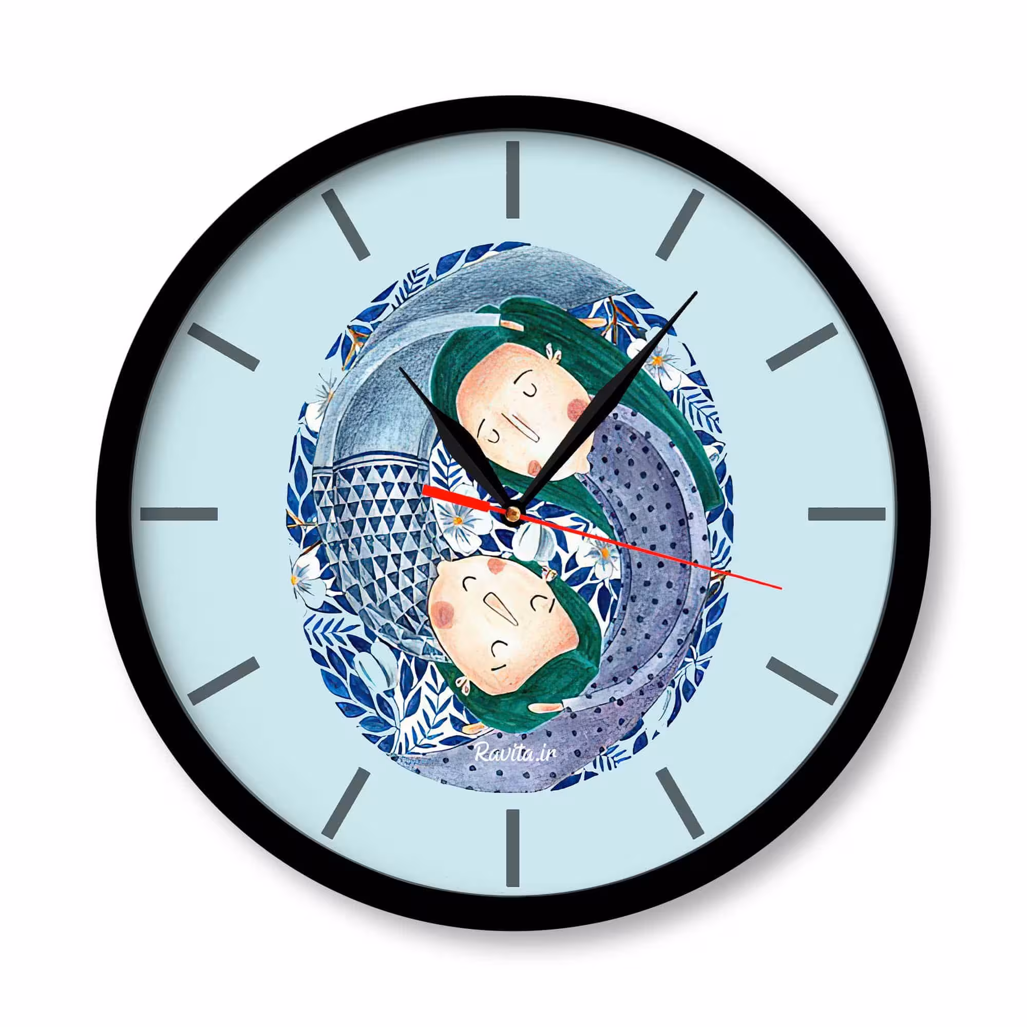 ساعت‌های دیواری راویتا طرح عاشقانه 3126