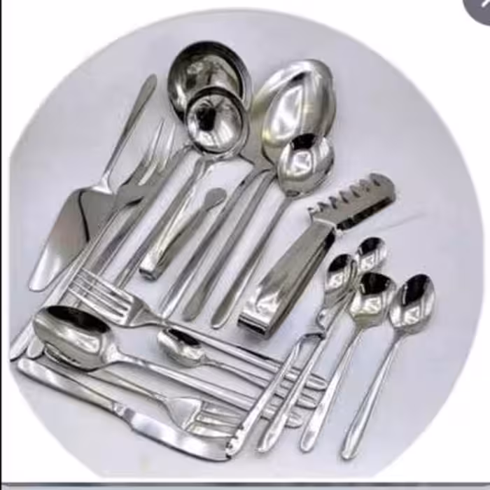 سرویس قاشق و چنگال 30 نفره 156 پارچه ناخنی یونیک ضمانتی درجه یک