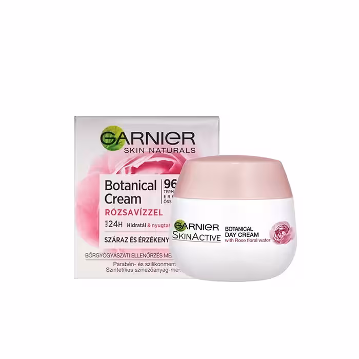 کرم بمب آبرسان عصاره گل رز بوتانیکال گارنیه برای پوست‌های خشک و حساس Garnier