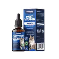 قطره مولتی ویتامین گربه برند bonnest بونست 60 میلی