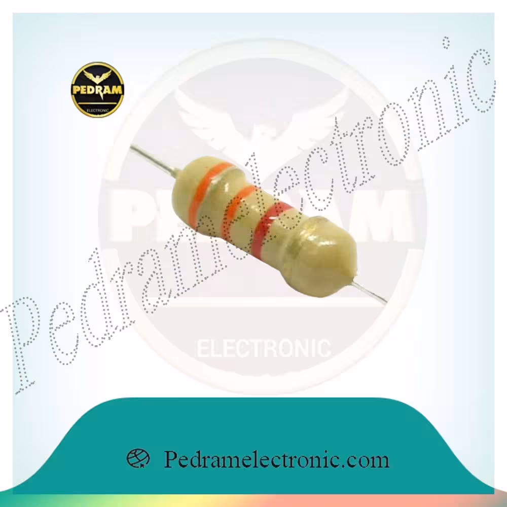 مقاومت 3.3 مگا اهم 1/4 وات  RES 3.3R 1/4W: