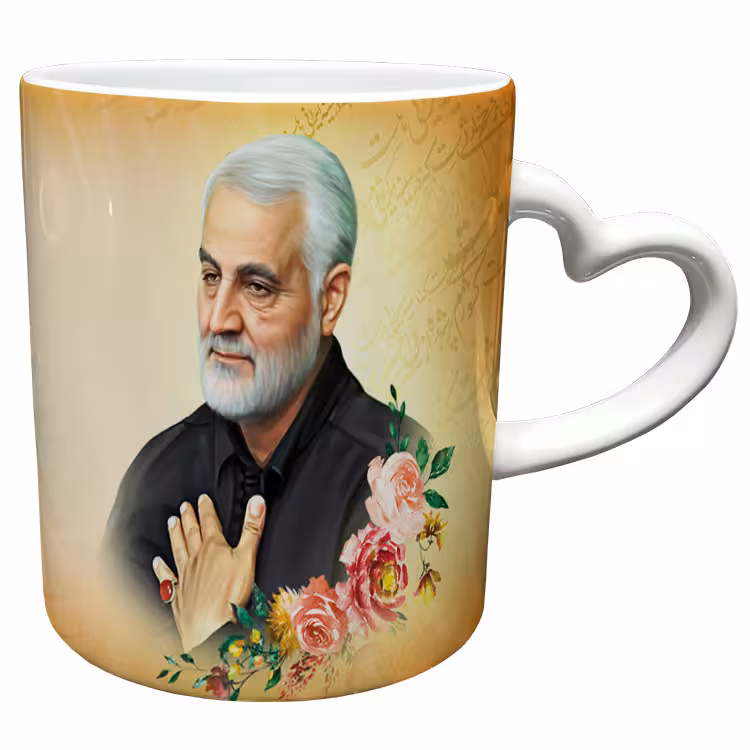 خرید ماگ-لیوان  دسته ساده  سردار سلیمانی کد 71