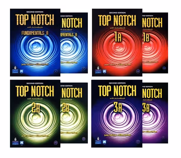 Top Notch 2nd edition مجموعه کتاب های تاپ ناچ ویرایش دوم