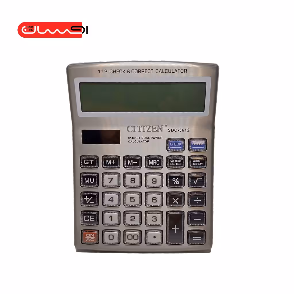 ماشین حساب 3612 – SDC طرح CITIZEN