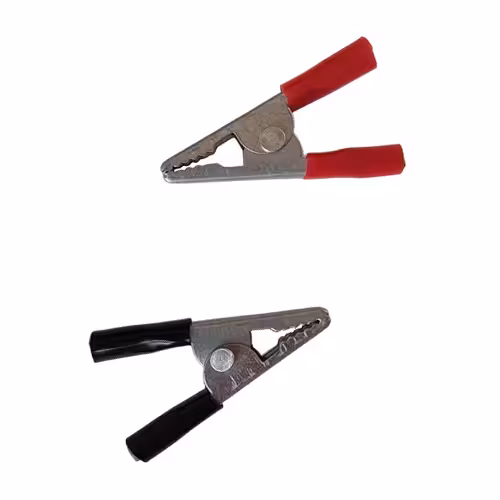 گیره سوسماری متوسط 5.5 سانت سایز 3 (یک جفت *قرمز و مشکی )