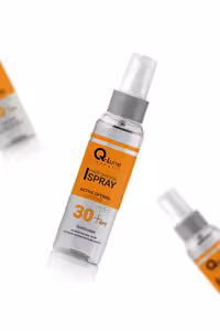 اسپری ضد آفتاب 30  Spf و براق کننده مو Q Lune حجم 100 ml