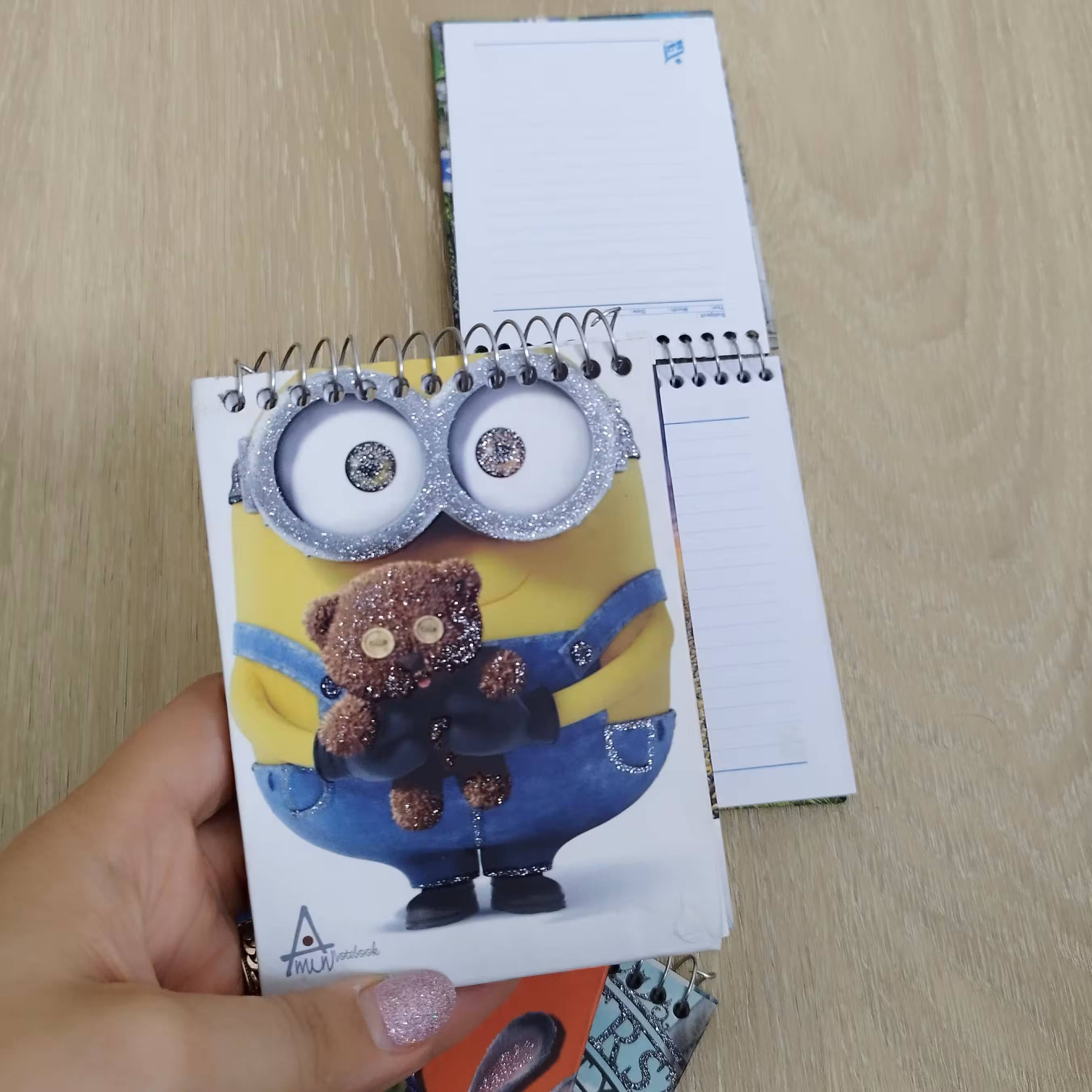دفترچه یادداشت جلد سخت مینیون