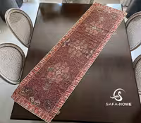 رومیزی رانر ترمه ابریشمی صفائی کد 18