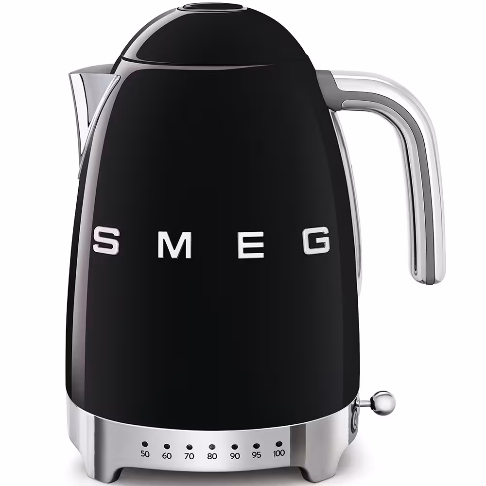 کتری برقی درجه دار اسمگ SMEG مدل KLF04 مشکی براق