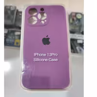 قاب سیلیکونی پاک کنی آیفون iPhone 13 pro رنگ بنفش با لنز 