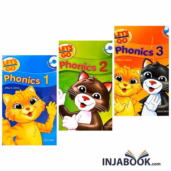 مجموعه پک 3 جلدی lets Go Phonics