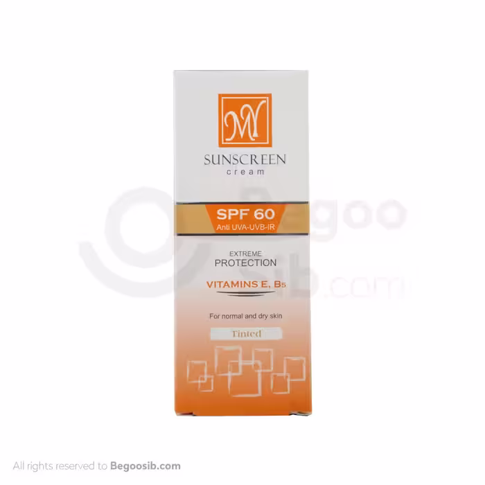 کرم ضد آفتاب کرم پودری SPF60 مای مناسب پوست های معمولی و خشک 50 میلی لیتری