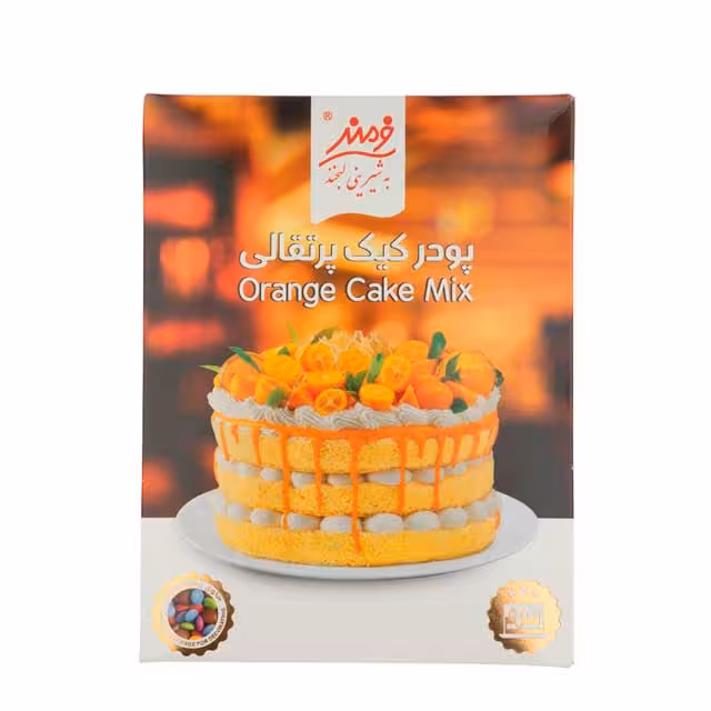 پودر کیک اسفنجی با طعم پرتقال فرمند 500 گرمی