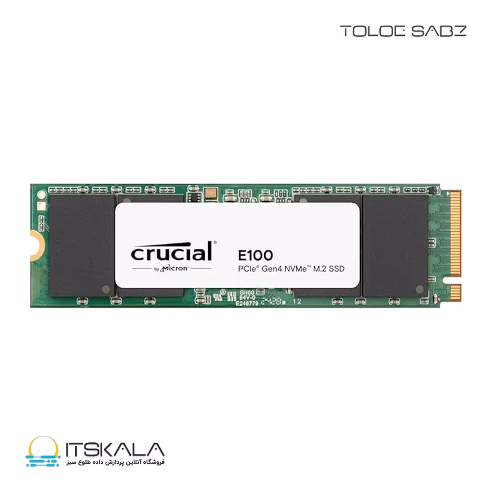 حافظه SSD کروشیال E100 PCIe 4.0 NVMe M.2 ظرفیت یک ترابایت
