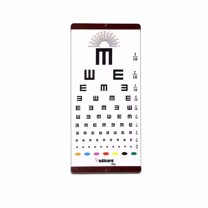 ای چارت بینایی سنجی پارچه ای مدیکر مدل CH.S