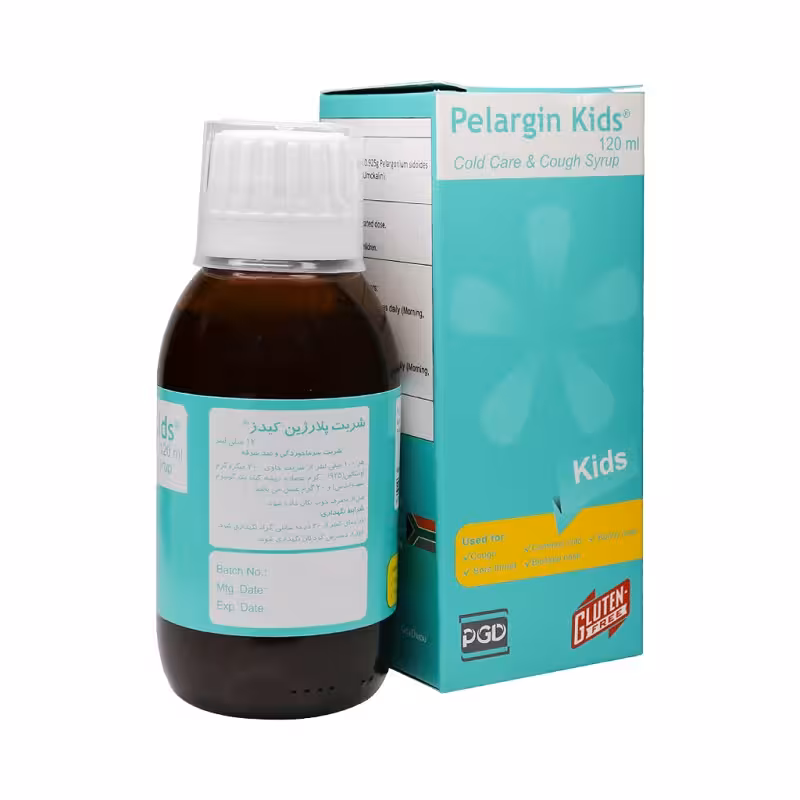 شربت سرماخوردگی و ضدسرفه پلارژین کیدز