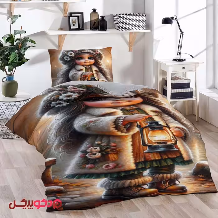 روتختی تکنفره دختر فانوس به دست BD1837