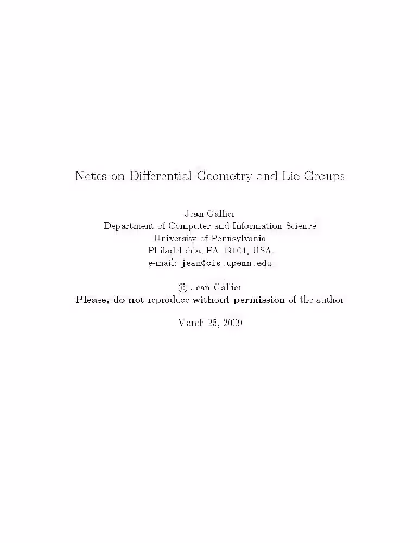 خرید و دانلود نسخه کامل کتاب Notes on differential geometry and Lie groups