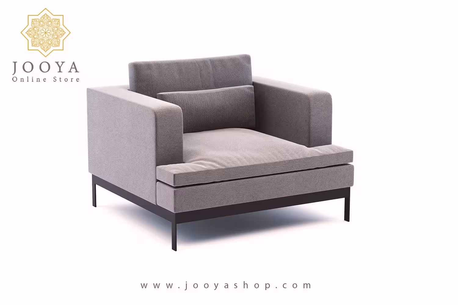 مبل تک نفره نظری مدل نوا Neva Single Seat روکش پارچه