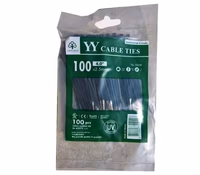 بست کمربندی YY تایوانی 10 سانت-بسته 100 عددی