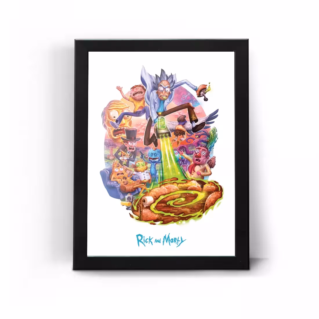 تابلو قاب ریک و مورتی Rick and Morty