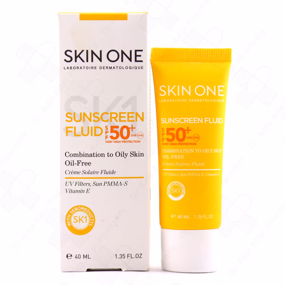 ضد آفتاب SPF50 فاقد چربی اسکین وان مناسب پوست مختلط تا چرب 40 میلی لیتر