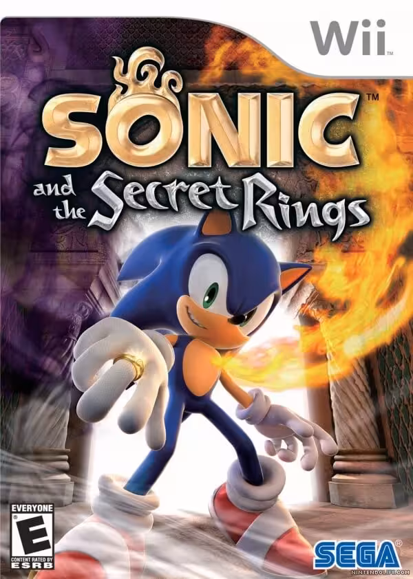 بازی نینتندو وی Nintendo Wii Sonic and the Secret Rings