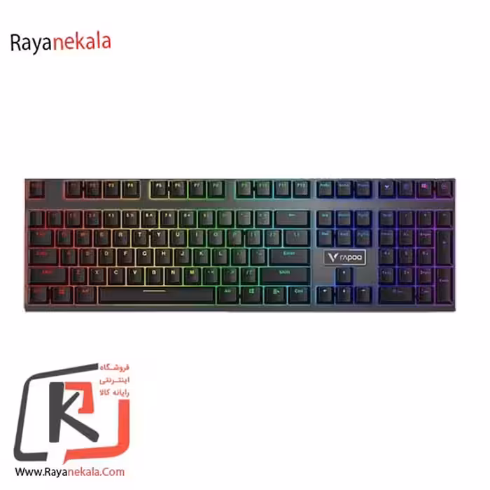 کیبورد باسیم مخصوص بازی رپو مدل V700 RGB Gaming