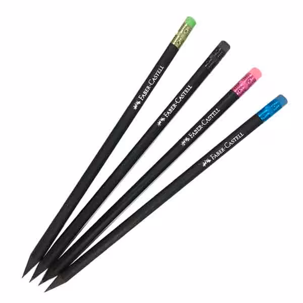 مداد مشکی پاک کن دار فابرکاستل