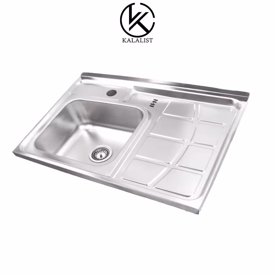 سینک ظرفشویی روکار برند نگین الماس مدل SA43