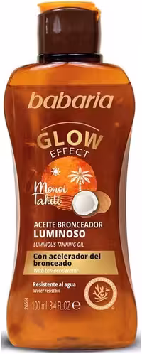 روغن اکلیلی برنزه کننده باباریا babaria glow efect