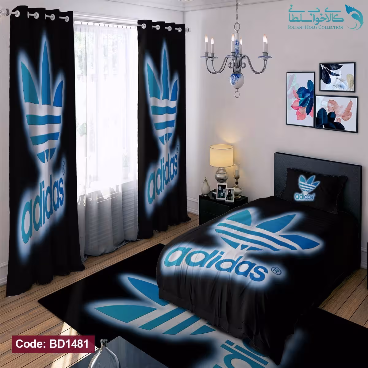 روتختی طرح Adidas یکنفره کد BD1481