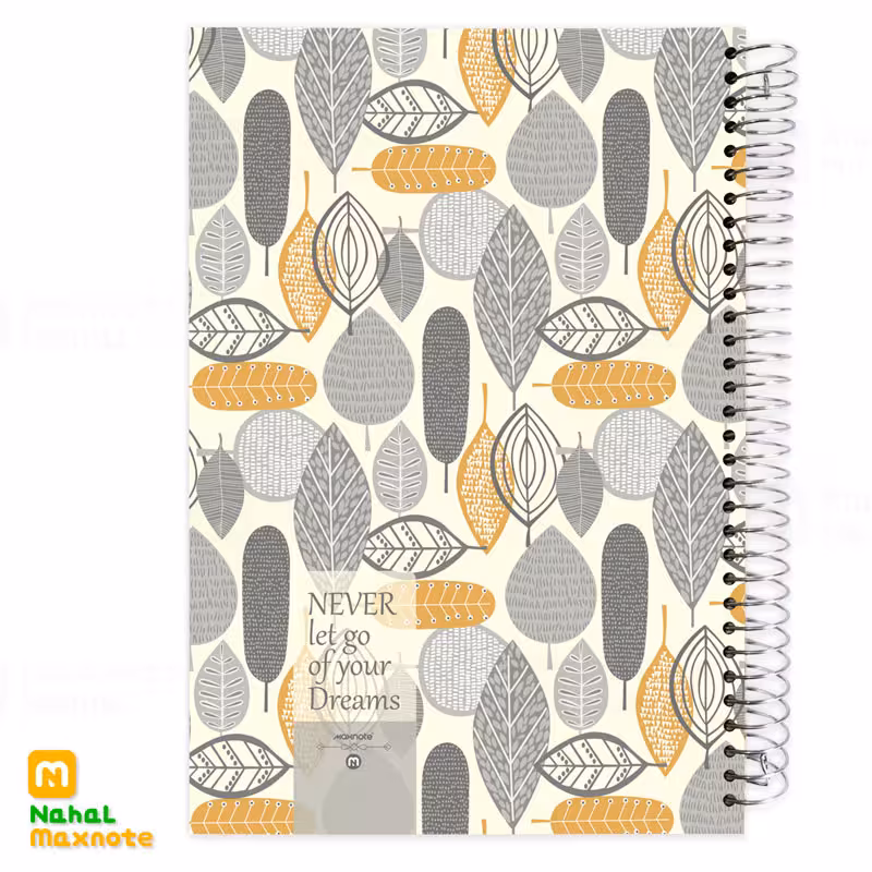 دفتر200 برگ سیمی جـلد سخت کد 9215.طرح 5