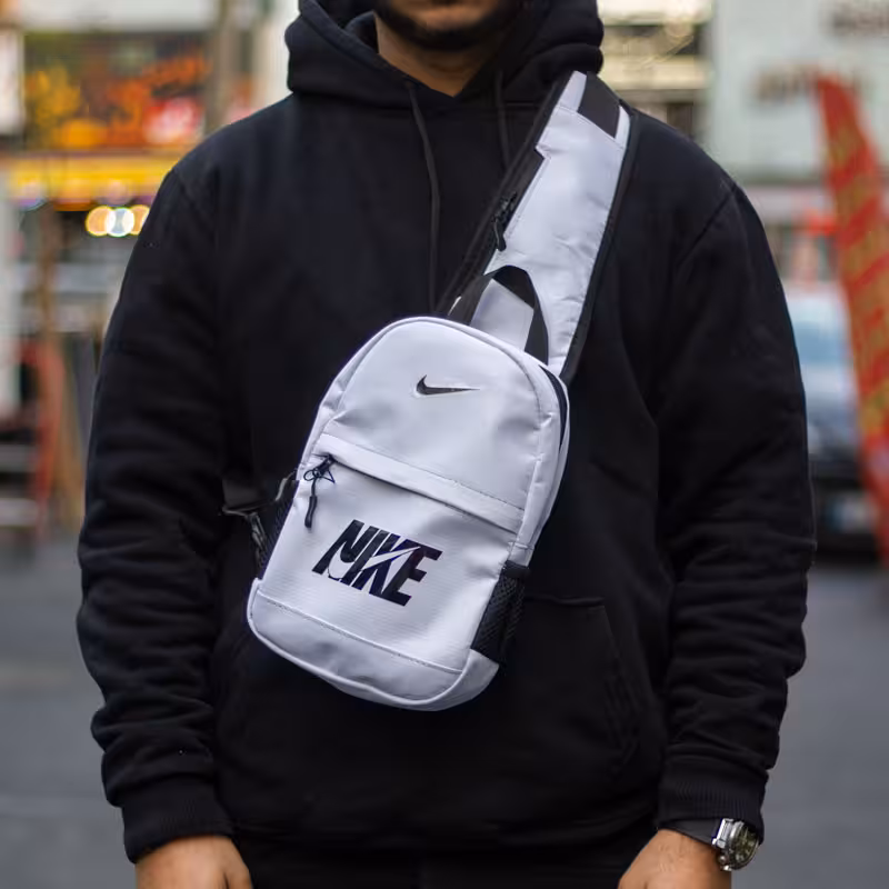 کیف دوشی نایک سفید کد K184