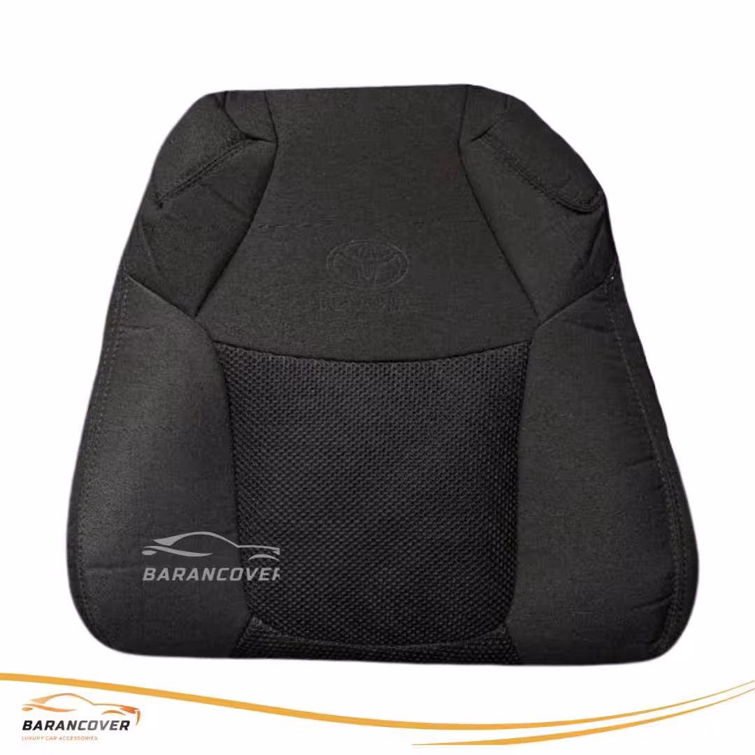 روکش صندلی تویوتا کرولا کراس 2024-2025 پارچه رنگ مشکی