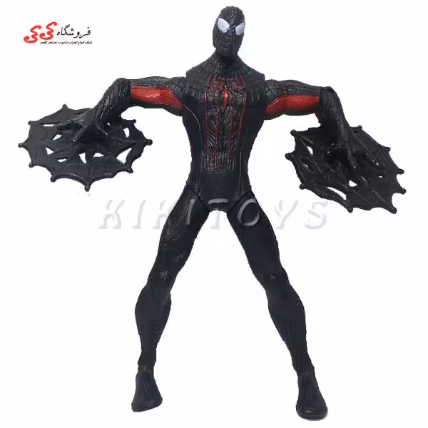 اکشن فیگور اسپایدرمن سیاه با پره SPIDER MAN
