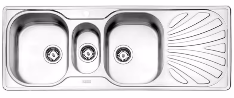 سینک استیل البرز مدل 530 توکار